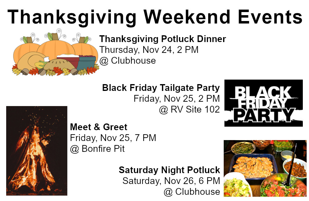 Thanksgiving Weekend Events